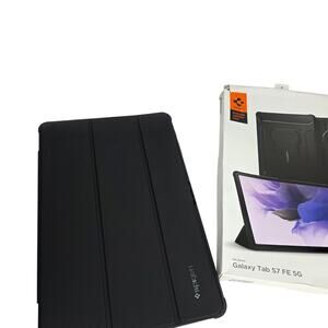 Rugged Armor Black Galaxy Tablet S7 FE 5G Foldable Case /Cover Triangle Stand